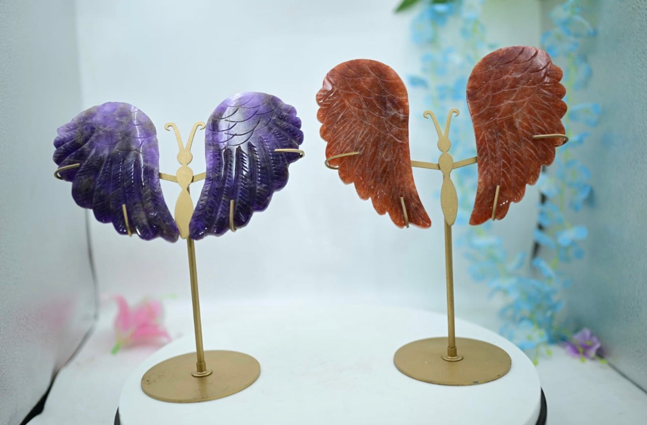 Semi precious stones butterflies