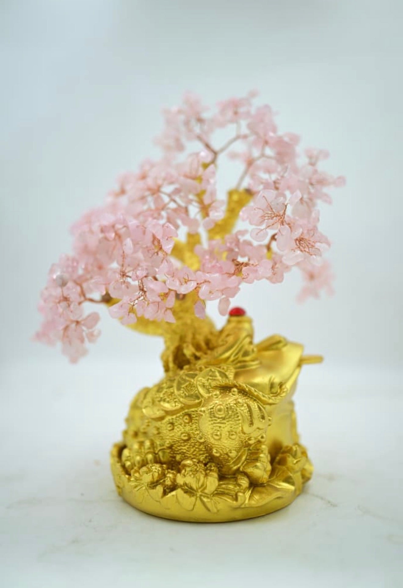 Seven Chakra Crystal Tree on Money Frog (Three-Legged Frog)

Feng Shui Wealth Frog with Crystal Gem Tree Money Frog Crystal Tree Showpie