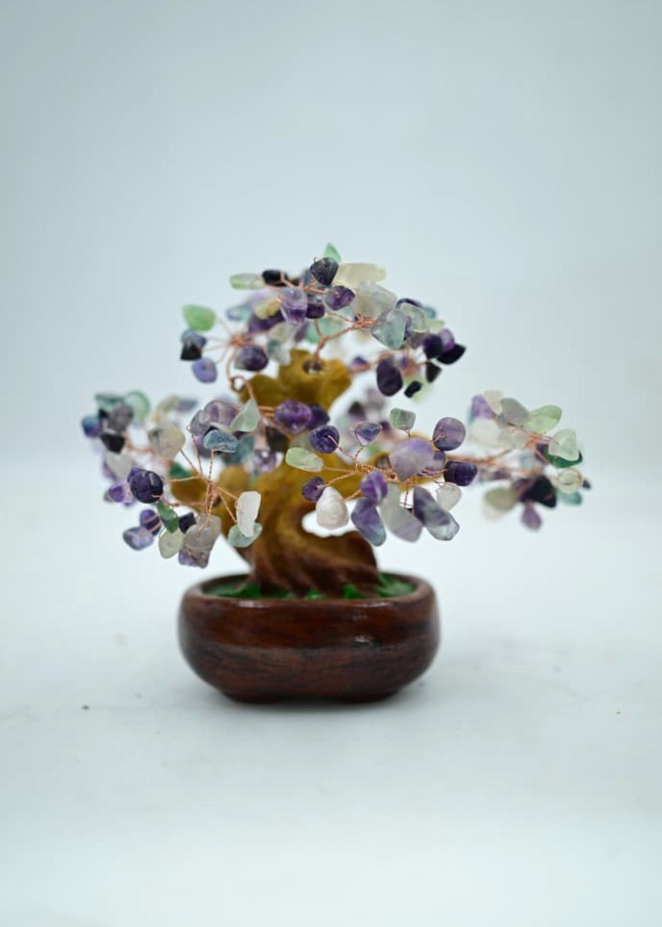 Rose Quartz Mini Bonsai

Clear Quartz Mini Bonsai

Green Aventurine Mini Bonsai

Multi Fluorite Mini Bonsai