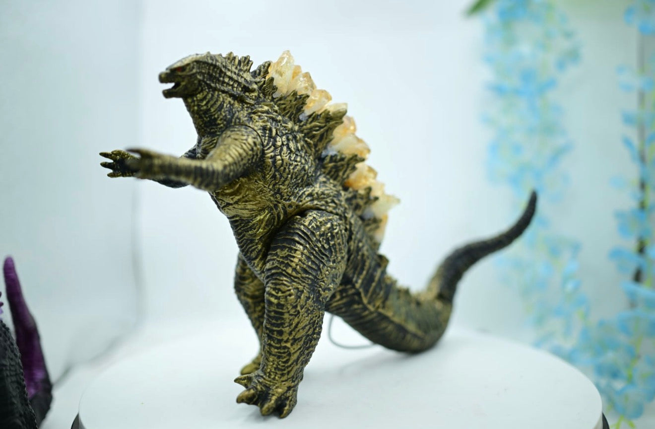 Crystal Egg Geode Lamp – Amethyst / Clear Quartz / Green Aventurine Premium Hanging Lamp • Natural Crystal Chips • Soothing Warm Light