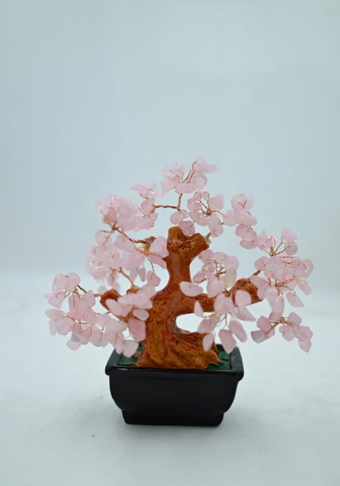 Rose Quartz, citrin, green aventurine, pink quartz, multi 7 chakar crystal trees