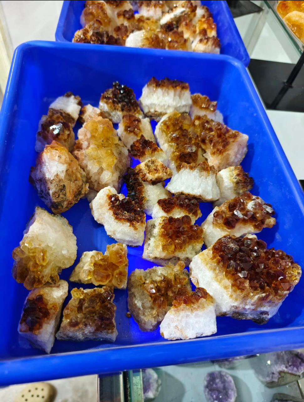 Citrine Raw cluster Stone(High Quality)