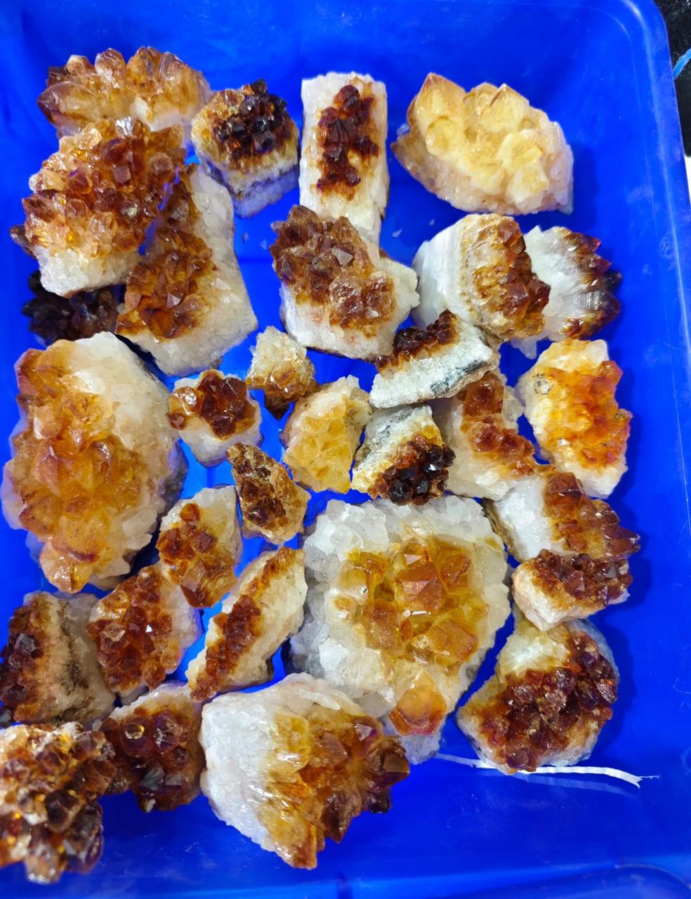 Citrine Raw Cluster Stone