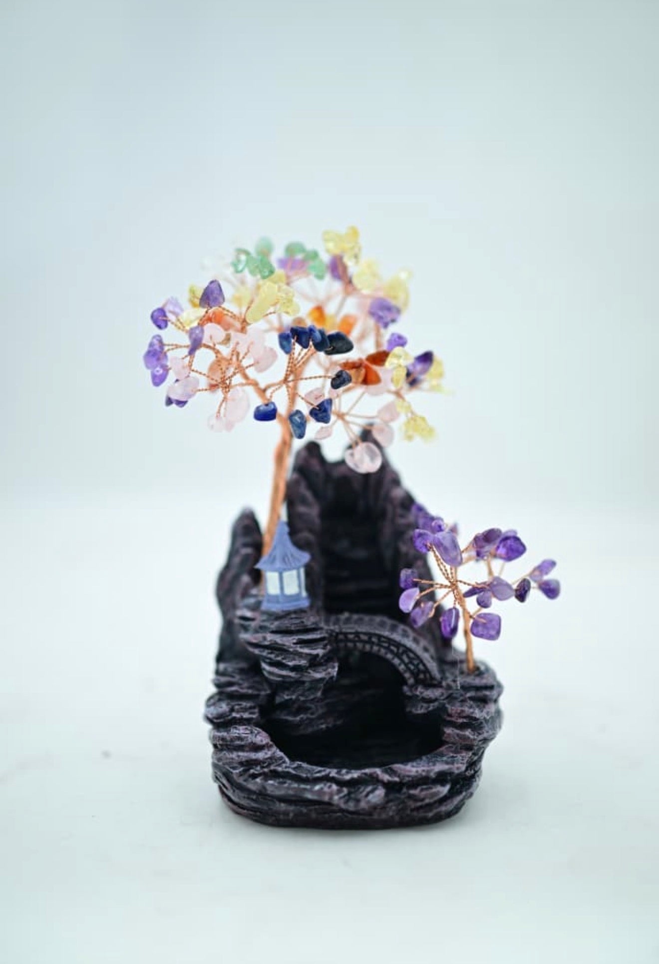 Seven Chakra Backflow Incense Fountain Tree