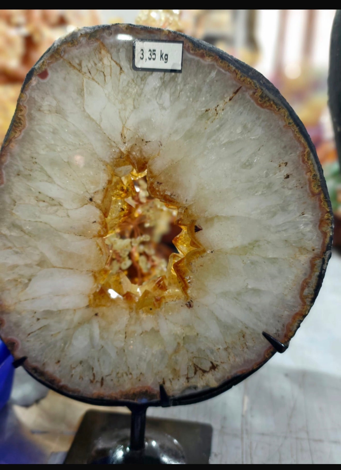 Here is a catalogue-ready English description (Hindi style but NO Hindi words) for your Citrine Clusters 👇
Short, clean