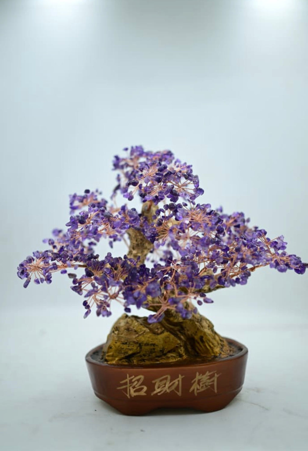Amethyst Bonsai Crystal Tree

Citrine Bonsai Crystal Tree

Amethyst-Citrine Mix Bonsai Tree

Seven Chakra Bonsai Crystal Tree