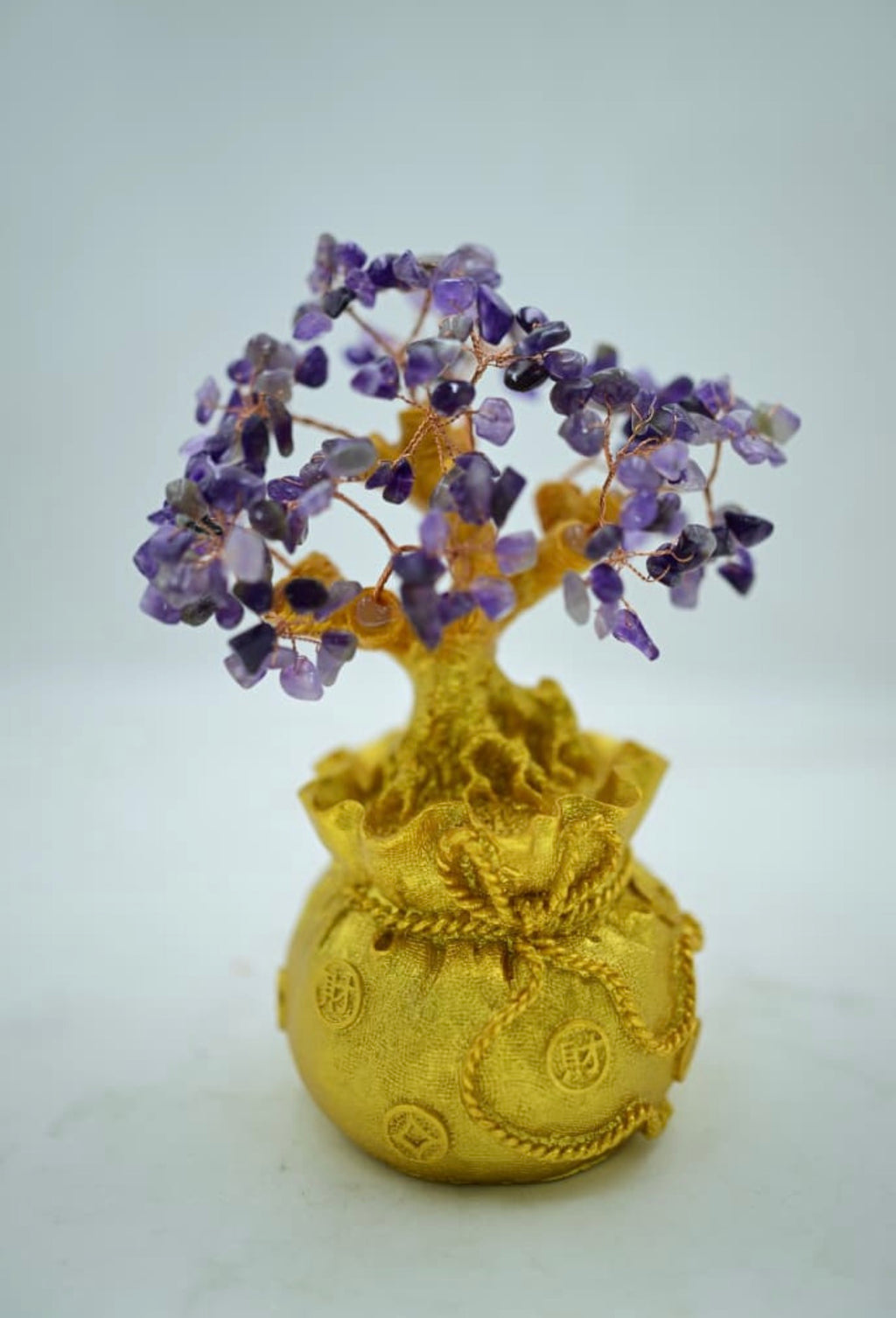 • Green Aventurine Money Bag Tree
• Seven Chakra Money Bag Tree
• Rose Quartz Money Bag Tree
• Amethyst Money Bag Tree