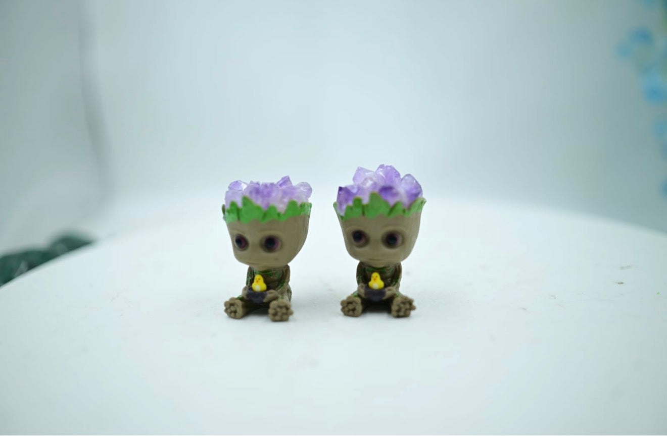 Baby Groot Crystal Bonsai