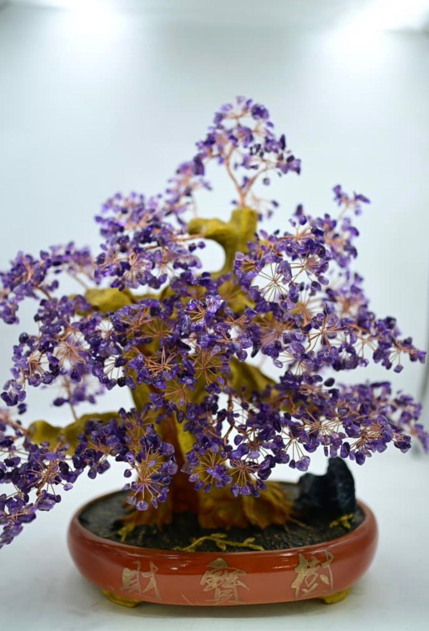 Multi Crystals Amythyst,Garnet,Citrin Trees